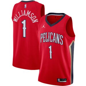 Zion Williamson New Orleans Pelicans  2020/21 Swingman Jersey - Statement Edition - Red
