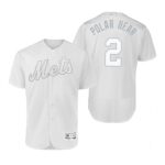 Men's New York Mets Pete Alonso Polar Bear White 2019 Players Weekend Jersey