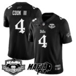 James Cook III #4 Buffalo Bills BUF Mafia Gothic Vapor Limited Jersey - Farewell Highmark Patch - All Stitched