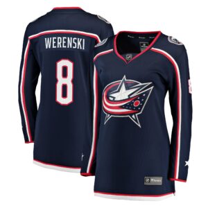 Zach Werenski Columbus Blue Jackets Women's Breakaway Jersey - Navy