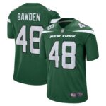 Nick Bawden New York Jets  Women's Game Player Jersey - Gotham Green