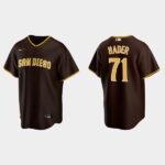 Men's San Diego Padres #71 Josh Hader Cool Base Road Jersey - Brown