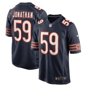 Kingsley Jonathan Chicago Bears  Game Player Jersey - Navy