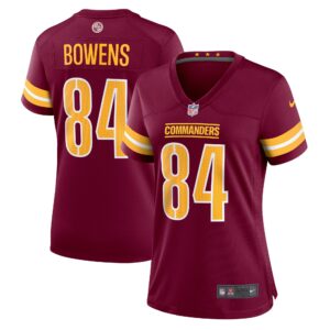 Zion Bowens Washington Commanders  Women's Team Game Jersey - Burgundy