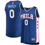 Tyrese Maxey Philadelphia 76ers  2020/21 Fast Break Replica Jersey - Icon Edition - Royal