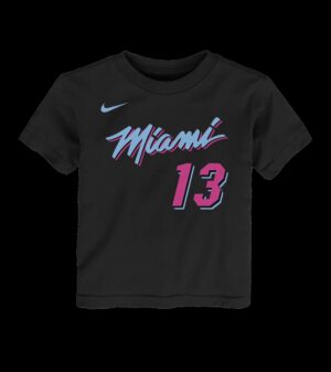 Bam Adebayo Original Vice Nights Kids Name & Number Tee