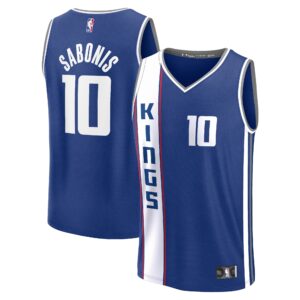 Unisex Sacramento Kings Domantas Sabonis  Blue 2023/24 Fast Break Jersey - City Edition