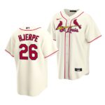 Men's St. Louis Cardinals #26 Cooper Hjerpe 2022 Draft Jersey Cream Alternate