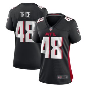 Women's Atlanta Falcons Bralen Trice #48 Black Game Jersey