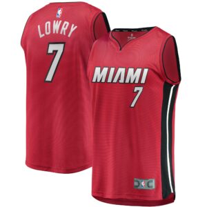 Kyle Lowry Miami Heat  Fast Break Replica Player Jersey - Statement Edition - Red