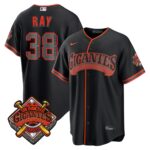 Robbie Ray #38 San Francisco Giants Alternate Replica Jersey - Black