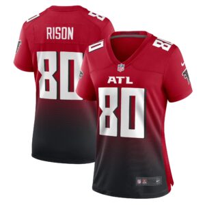 Women's Atlanta Falcons Andre Rison #80 Red Retired Player Jersey