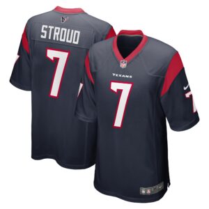 C.J. Stroud Houston Texans 2023 Draft First Round Pick Game Jersey - Navy