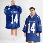Adult D.K.M 14 Seattle Football Unisex Blanket Hoodie