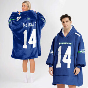 Adult D.K.M 14 Seattle Football Unisex Blanket Hoodie