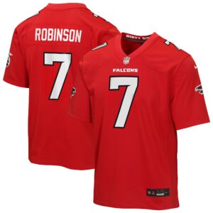 Youth Atlanta Falcons Bijan Robinson #7 Red Game Jersey