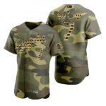 Men's Kansas City Royals #7 Bobby Witt Jr. Camo 2022 Armed Forces Day Jersey