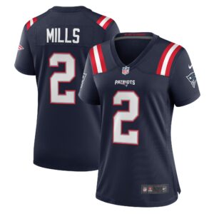 Jalen Mills New England Patriots Women's Game Player Jersey - Navy