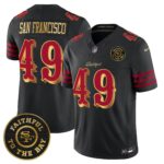 San Francisco 49ers #49 San Francisco SF "Rivalries" Vapor Limited Jersey - Faithful To The Bay Patch - All Stitched
