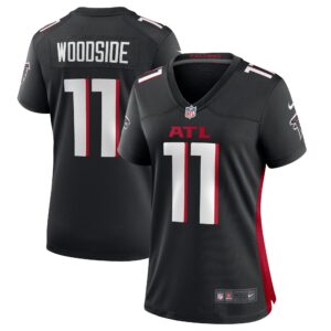 Logan Woodside Atlanta Falcons Women's Team Game Jersey -  Black