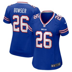 Isaiah Bowser Buffalo Bills  Women's Team Game Jersey - Royal