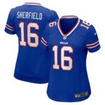 Trent Sherfield Buffalo Bills Women's Game Player Jersey - Royal