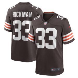 Ronnie Hickman Cleveland Browns Team Game Jersey -  Brown