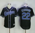 Los Angeles Dodgers #22 Clayton Kershaw Black Fashion Stitched Jersey