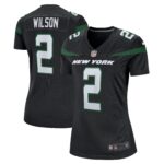 Zach Wilson New York Jets  Women's Alternate 2021 Draft First Round Pick Game Jersey - Black