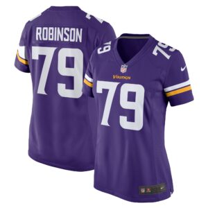 Tyrese Robinson Minnesota Vikings Women's Team Game Jersey -  Purple