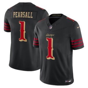 Ricky Pearsall #1 San Francisco 49ers 2025 Rivalries Collection Limited Jersey - Black