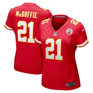 Trent McDuffie Kansas City Chiefs  Women's Game Player Jersey - Red