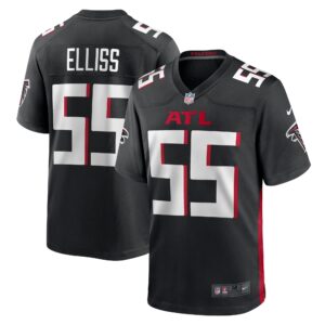 Kaden Elliss Atlanta Falcons Game Player Jersey - Black