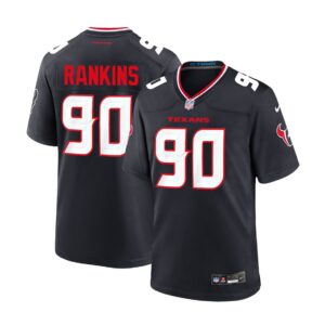 Sheldon Rankins #90 Houston Texans Game Jersey - Navy