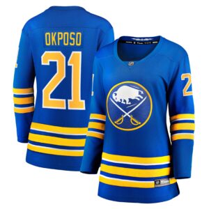 Kyle Okposo Buffalo Sabres Women's Home Breakaway Jersey - Royal