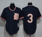 Mitchell And Ness 1984 Detroit Tigers #3 Alan Trammell Blue Throwback Stitched Jersey