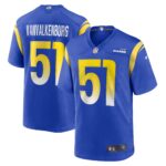 Zach VanValkenburg Los Angeles Rams Team Game Jersey - Royal