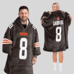 Adult D.G 8 Cleveland Football Unisex Blanket Hoodie