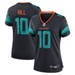 Tyreek Hill #10 Miami Dolphins Women's 2025 Rivalries Collection Game Jersey - Pitch Blue