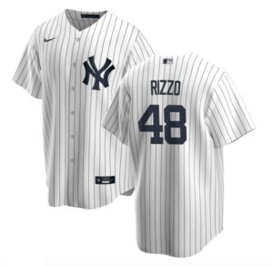 Men's  Anthony Rizzo #48 New York Yankees White Home Jersey