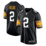 Justin Fields Pittsburgh Steelers  Alternate Game Jersey – Black