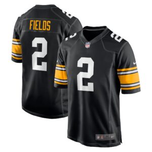 Justin Fields Pittsburgh Steelers  Alternate Game Jersey – Black