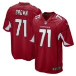 Andrew Brown Arizona Cardinals  Game Player Jersey - Cardinal