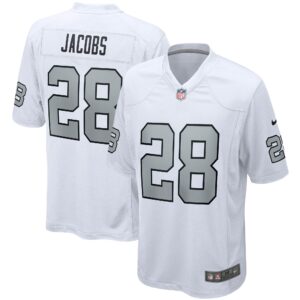Josh Jacobs Las Vegas Raiders  Alternate Game Jersey - White