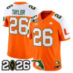 Sean Taylor #26 Miami Hurricanes MIA 2026 CFP Final & Florida Patch Vapor Limited Jersey - All Stitched