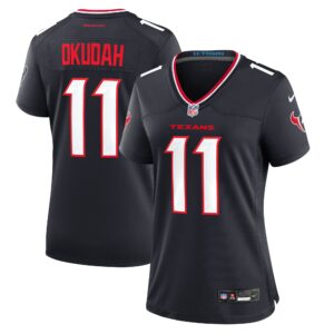 Jeff Okudah Houston Texans Women's Team Game Jersey -  Navy