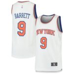 RJ Barrett New York Knicks  Youth 2019 Draft First Round Pick Fast Break Replica Jersey - Association Edition - White