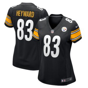 Connor Heyward Pittsburgh Steelers  Women's Game Player Jersey - Black