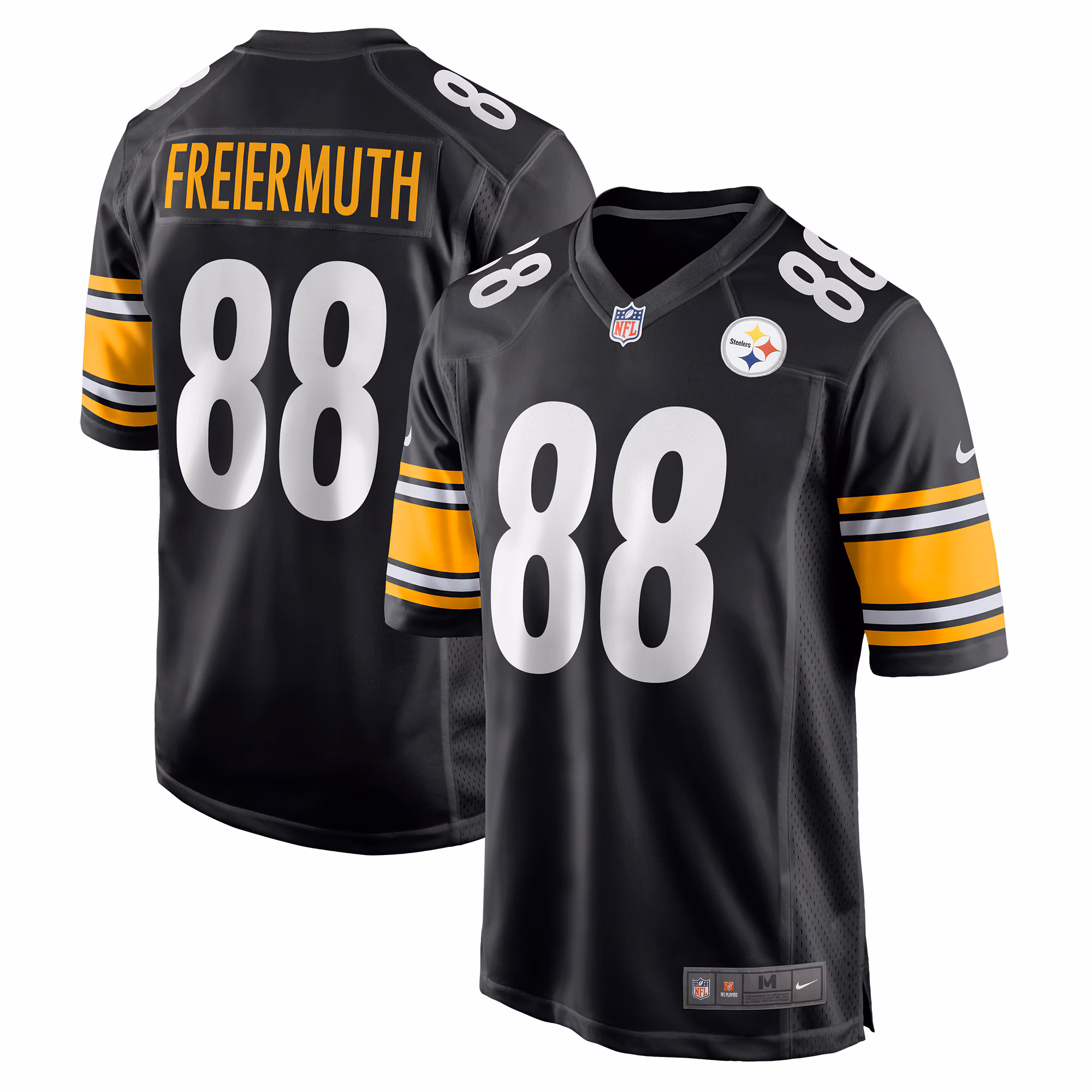 Pat Freiermuth Pittsburgh Steelers Game Jersey - Black