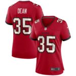 Jamel Dean Tampa Bay Buccaneers  Women's Game Jersey - Red